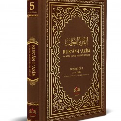 Kuranı Azim ve Soru Edatlı Kelime Manası 5.Cilt 