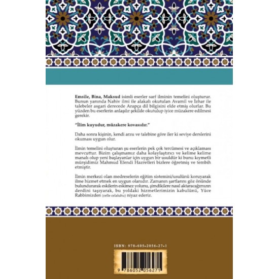Emsile Bina Maksut Tercümesi Kelime Anlamlı Emsile Bina Maksut Tercümesi Kelime Anlamlı